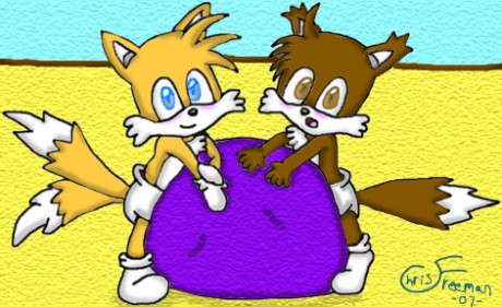 Tails_And_Chris_on_a_Beanbag__by_BabyMilesTailsPrower