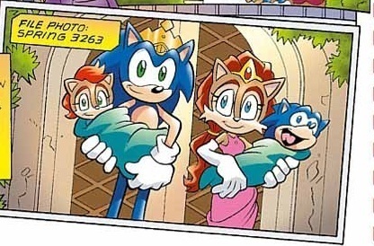 Kral Sonic a rodina